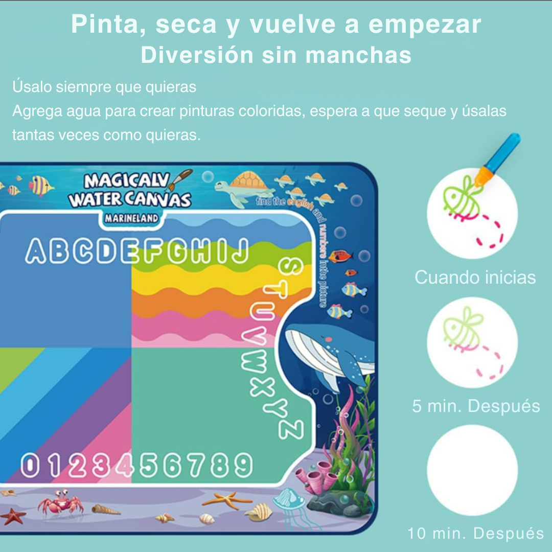 Alfombra Mágica para pintar con agua